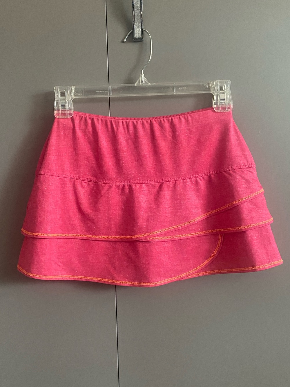 Lucky In Love Girl’s Tiered Scallop Skort